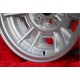 4 Stk Felgen BMW Minilite 7x13 ET10 4x100 silver/diamond cut 1502 1602 1802 2002 tii 3 E21,Kadett B-C Manta Ascona A-B G