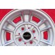 4 pz. cerchi BMW Minilite 7x13 ET10 4x100 silver/diamond cut 1502 1602 1802 2002 tii 3 E21,Kadett B-C Manta Ascona A-B G