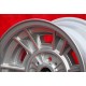 4 uds. llantas BMW Minilite 7x13 ET10 4x100 silver/diamond cut 1502 1602 1802 2002 tii 3 E21,Kadett B-C Manta Ascona A-B