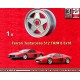 1 Stk Felge Ferrari Penta 8.5x18 ET26 Central Lock silver Testarossa 512TR 512M