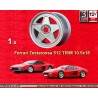 1 cerchio Penta 10.5x18 ET42 Central Lock Ferrari Testarossa  silver