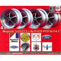 4 jantes Magnum 500 7x15 + 8x15 5x114.3 BUICK CHRYSLER DODGE FORD Mustang  Mustang Falcon Fairlane Torino Thunderbird Ga