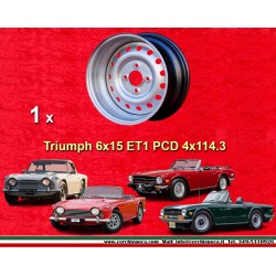 1 cerchio OE 6x15 ET1 4x114.3 Triumph Triumph  silver