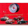 1 cerchio OE 6x15 ET1 4x114.3 Triumph Triumph  silver