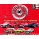 Alfa Romeo WCHE 7x15 ET29 4x108 silver/diamond cut 105 Berlina, Giulia, Coupe, Spider, GTC cerchio wheel jante felge llanta