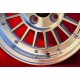 1 wheel WCHE 5.5x13 4x100 BMW Opel 1502-2002 tii 3 E21 Kadett B-C Manta Ascona A-B GT Olympia A Rekord C silver/diamond 