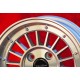 1 llanta WCHE 5.5x13 4x100 BMW Opel 1502-2002 tii 3 E21 Kadett B-C Manta Ascona A-B GT Olympia A Rekord C silver/diamond