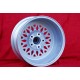 1 pz. cerchio Mercedes Super RS 8x16 ET11 5x112 silver/diamond cut R107 W123 W126 W116