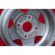 Volkswagen Super Vee 6x13 ET3.5 4x130 silver Super Vee Formula cerchio wheel jante felge llanta