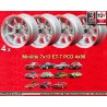 4 Felgen Minilite 7x13 4x98 Lancia Autobianchi Fiat 124  124 Abarth Berlina Coupe Spider 125 127 128 131 X19 A112 Beta M