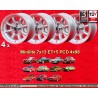 4 wheels Minilite 7x13 4x98 Lancia Autobianchi Fiat 124  124 Abarth Berlina Coupe Spider 125 127 128 131 X19 A112 Beta M