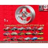 1 wheel Cromodora CD30 5.5x13 4x98 Alfa Romeo Autobianchi Fiat 124  124 Berlina Coupe Spider 125 127 128 131 X19 850 Uno