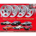 4 cerchi 308 7x16 ET15 5x108 Volvo Ferrari 308  silver