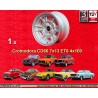 1 cerchio Cromodora CD66 7x13 ET8 4x100 Opel Volkswagen BMW 1502  silver