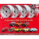 4 pcs. jantes BMW Minilite 7x13 ET10 4x100 silver/diamond cut 1502 1602 1802 2002 tii 3 E21,Kadett B-C Manta Ascona A-B 