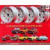 4 Felgen Cromodora CD66 7x13 4x100 Opel Volkswagen BMW 1502  1502 1602 1802 2002 tii 3 E21 Kadett B-C Manta Ascona A-B G