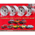 4 llantas Cromodora CD66 7x13 + 8x13 4x100 Opel Volkswagen BMW 1502  1502 1602 1802 2002 tii 3 E21 Kadett B-C Manta Asco