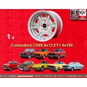1 jante Cromodora CD66 8x13 4x98 Opel Volkswagen BMW 1502  1502 1602 1802 2002 tii 3 E21 Kadett B-C Manta Ascona A-B GT 