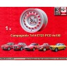 1 wheel Campagnolo 7x14 4x108 Alfa Romeo GTA  GTA 105 Coupe Spider GT GTC Montreal silver