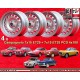 4 Felgen Campagnolo 7x15 + 7x15 4x108 Alfa Romeo GTA  GTA 105 Coupe Spider GT GTC Montreal
