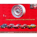 1 jante Campagnolo 6x15 4x108 Alfa Romeo Giulia  Giulia 105 Berlina Coupe Spider GT GTA GTC silver