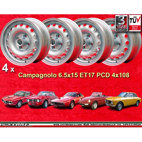 4 pcs. Alfa Romeo Giulia 6.5x15 ET29 4x108 wheels