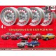 4 cerchi Campagnolo 6.5x15 ET29 4x108 Alfa Romeo GTA  silver