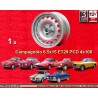 1 wheel Campagnolo 6.5x15 4x108 Alfa Romeo GTA  GTA 105 Coupe Spider GT GTC Montreal Giulia silver