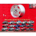 1 jante Aero 8x17 5x112 Mercedes 124  124 201 silver/diamond cut