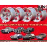 4 cerchi Penta 8x16 ET11 + 9x16 ET12 5x112 Mercedes 123 
