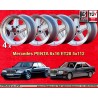 4 cerchi Penta 8x16 ET28 5x112 Mercedes 124  silver/diamond cut