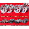 4 jantes Penta 10x15 + 12x15 5x112 Mercedes 109  109 Red Pig 300 SEL 107 108 