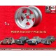 1 pz. cerchio Mercedes Penta 10x15 ET-7 5x112 silver/diamond cut w107 w108 w109 Red Pig 300 SEL