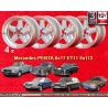 4 wheels Penta 8x17 5x112 Mercedes 123  123 108 109 116 107 126 silver/diamond cut