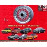 1 llanta Super RS 7x16 5x120 BMW E34  E34 E12 E28 serie 5 E24 serie 6 E23 E32 E3 E9 serie 7 silver/diamond cut