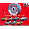 1 Felge Super RS 8x16 5x120 BMW E34  E34 E12 E28 serie 5 E24 serie 6 E23 E32 E3 E9 serie 7 silver/diamond cut