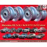 4 Felgen Super RS 7x16 + 8x16 5x112 Mercedes R107  R107 123 126 116