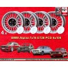 4 llantas Alpina 7x16 4x100 Opel Volkswagen BMW E30  E30 E21 Volkswagen Golf 1-3 Scirocco 1 2 Jetta 1 2 Vento Passat 35i