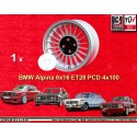 1 Felge Alpina 8x16 4x100 Opel Volkswagen BMW E30  E30 E21 Volkswagen Golf 1-3 Scirocco 1 2 Jetta 1 2 Vento Passat 35i O