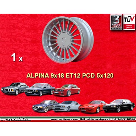 BMW Alpina 9x18 ET12 5x120 E23 E24 E31 E32 E34 E38