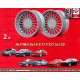 2 jantes Alpina 9x18 5x120 BMW E34  E34 E24 E23 E32 8 E31 silver