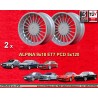 2 cerchi Alpina 9x18 ET7 5x120 BMW E34  silver