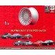 1 Felge Alpina 9x17 5x120 BMW E34  E34 E12 E28 E24 E23 E32 E3 E9 silver/black