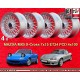 4 cerchi BBS 7x15 ET24 4x100 Volkswagen Opel Mazda Audi BMW E30  silver