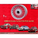 1 jante BBS 7x16 4x100 Volkswagen Opel Mazda Audi BMW E30  E30 E21 Kadett Manta Ascona MX-5 MX5 Golf Passat silver
