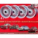 4 pcs. jantes BMW BBS 8x16 ET28 4x100 silver 3 E21, E30