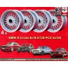 4 wheels BBS 8x16 4x100 Volkswagen Opel Mazda Audi BMW E30  E30 E21 Kadett Manta Ascona MX-5 MX5 Golf Passat silver