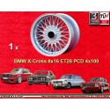 1 Felge BBS 8x16 4x100 Volkswagen Opel Mazda Audi BMW E30  E30 E21 Kadett Manta Ascona MX-5 MX5 Golf Passat silver
