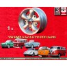 1 wheel EMPI 5.5x15 5x205 Volkswagen Beetle  Beetle Kafer Maggiolino T1 T2a Typ3 Karmann Ghia silver/diamond cut