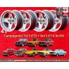 4 jantes Campagnolo 7x13 + 8x13 4x100 Opel Volkswagen BMW 1502  1502 1602 1802 2002 tii 3 E21 Kadett B-C Manta Ascona A-